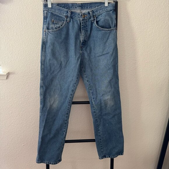 Vintage Perfectly Worn-In Wrangler Straight Cut Jeans Size 30x30 - Picture 6 of 8
